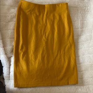 Premise Studio Mustard Pencil Skirt size 4